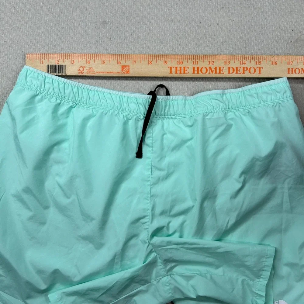 The North Face Shorts Mens L Lined Athletic Gym Workout Running Mint Green 7